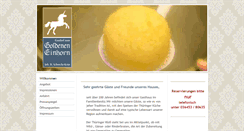 Desktop Screenshot of goldenes-einhorn.com